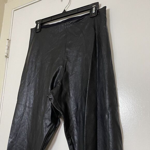 COMMANDO Faux leather high waist leggings size XL - Picture 2 of 6